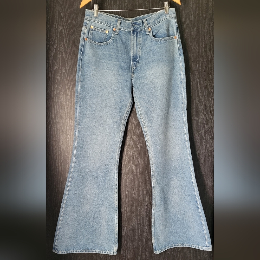 Levi's Sky Blue Wide Leg Jeans